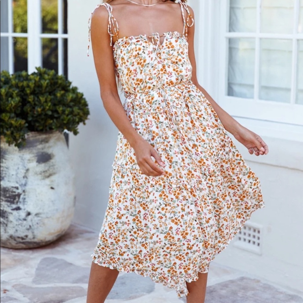 Hello Molly Got History Midi Dress NWT